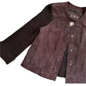 Vintage 90’s Suede Knit Jacket